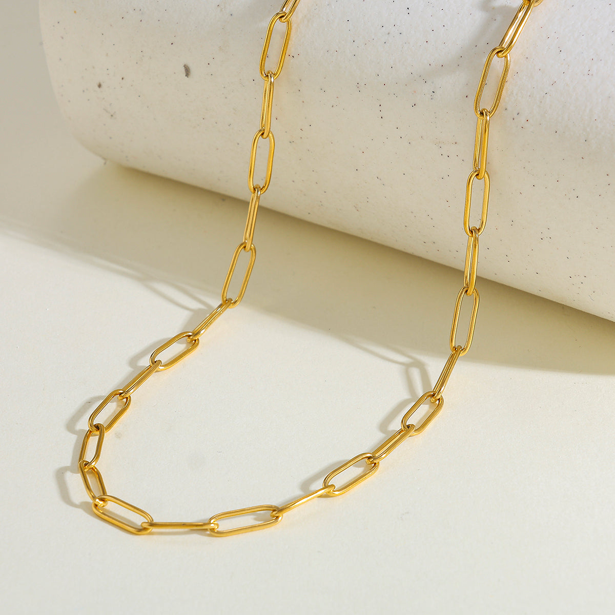 Collar de eslabones con ajuste tipo clip