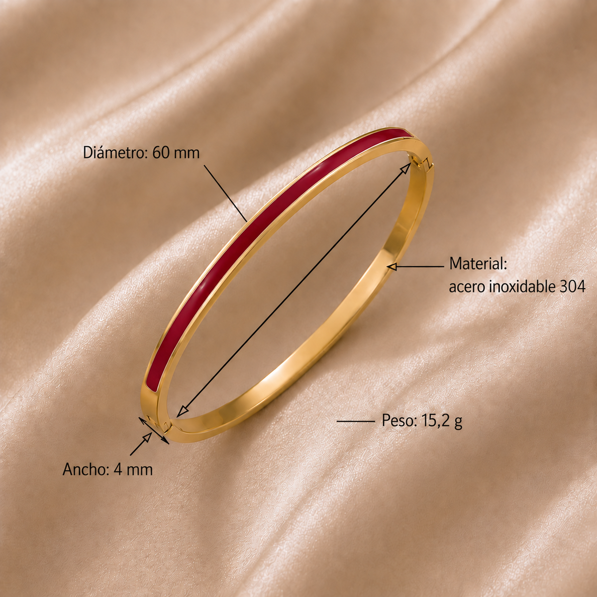 Brazalete Clip Red