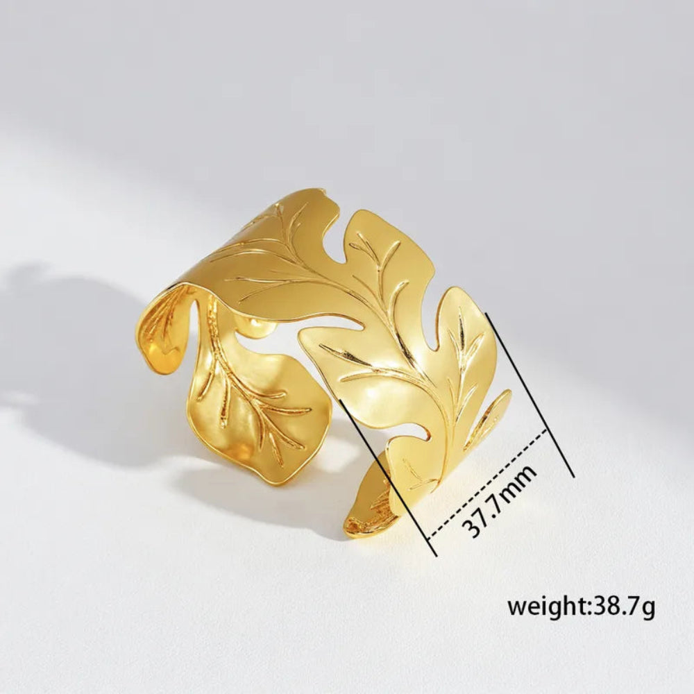 Brazalete Cuff Hoja