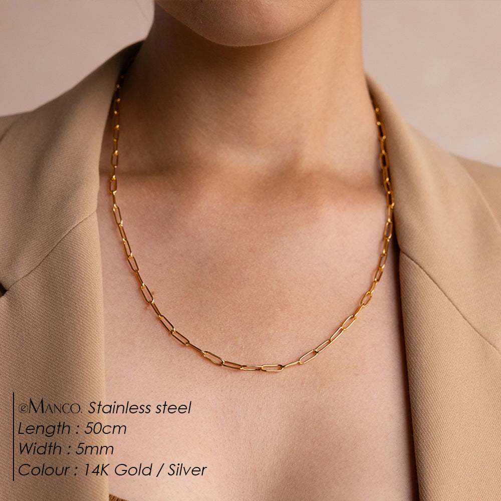 Collar de eslabones sin ajuste largo