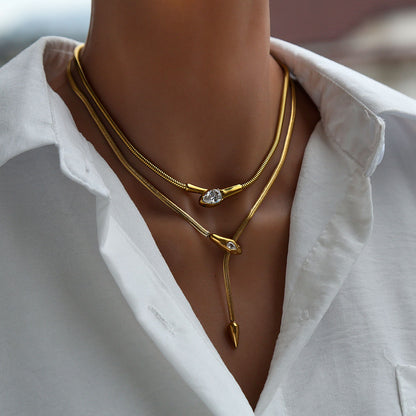 Collar gota de agua