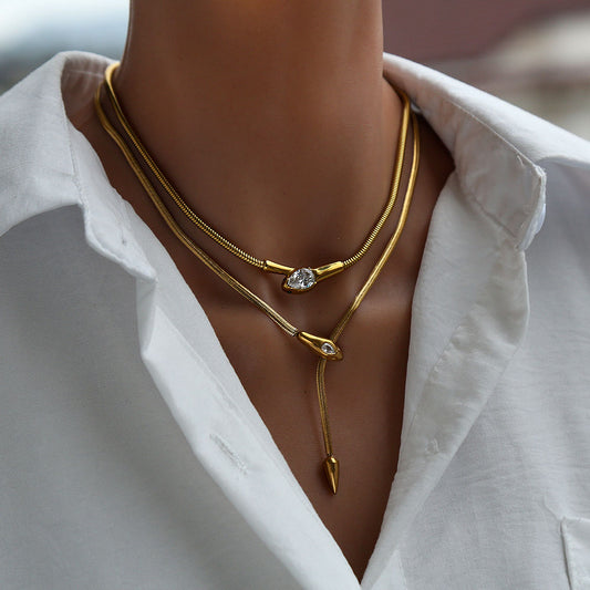 Collar gota de agua