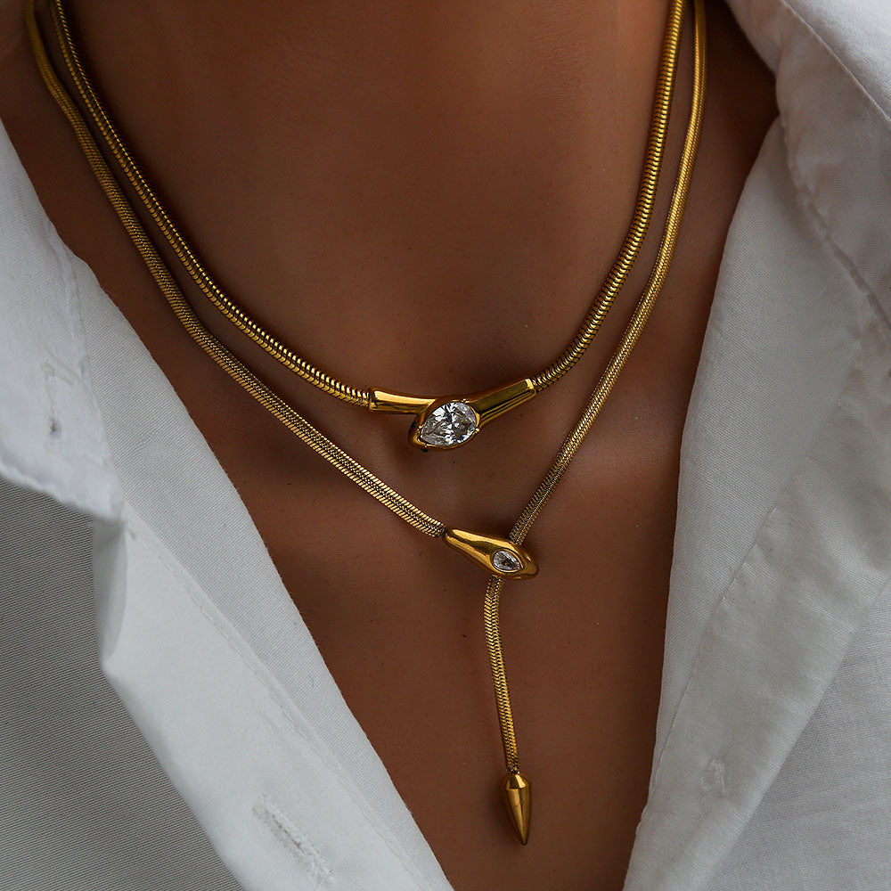 Collar gota de agua