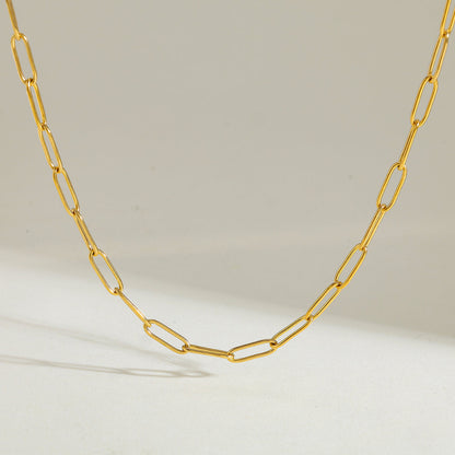 Collar de eslabones con ajuste tipo clip