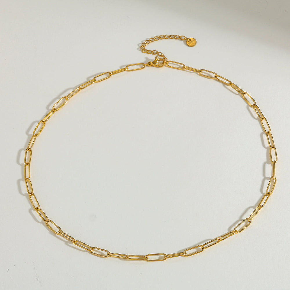 Collar de eslabones con ajuste tipo clip