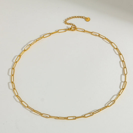 Collar de eslabones con ajuste tipo clip