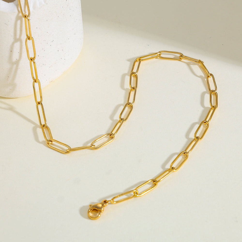 Collar de eslabones con ajuste tipo clip