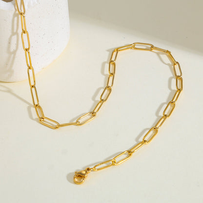Collar de eslabones con ajuste tipo clip