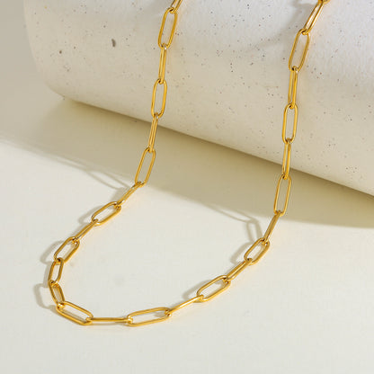 Collar de eslabones con ajuste tipo clip