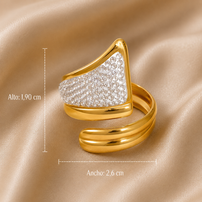 Anillo Ajustable con Circones