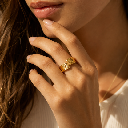 Anillo Ajustable Hojuela