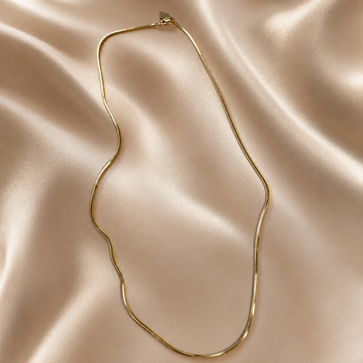 Cadena Snake Plana