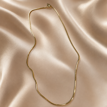 Cadena Snake Plana
