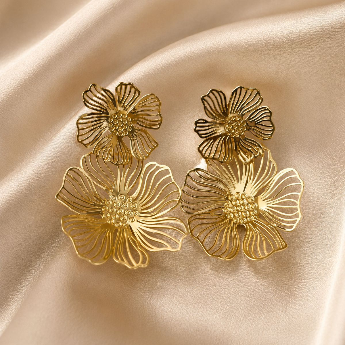 Aros Flor Calada