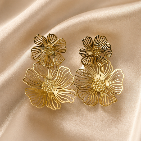 Aros Flor Calada