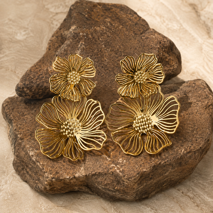 Aros Flor Calada