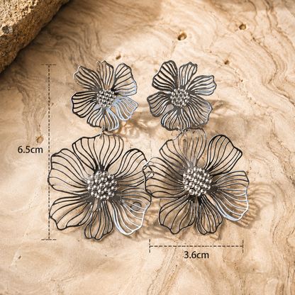 Aros Flor Calada