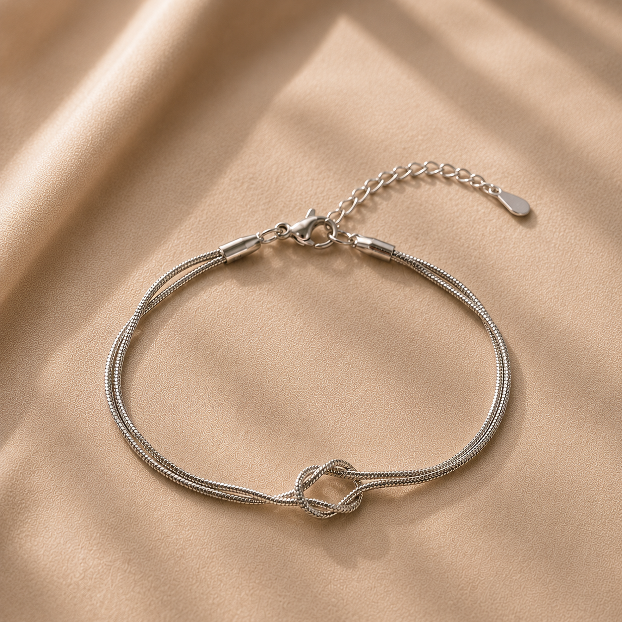 Pulsera Nudo Plata