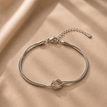 Pulsera Nudo Plata