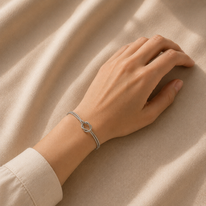 Pulsera Nudo Plata