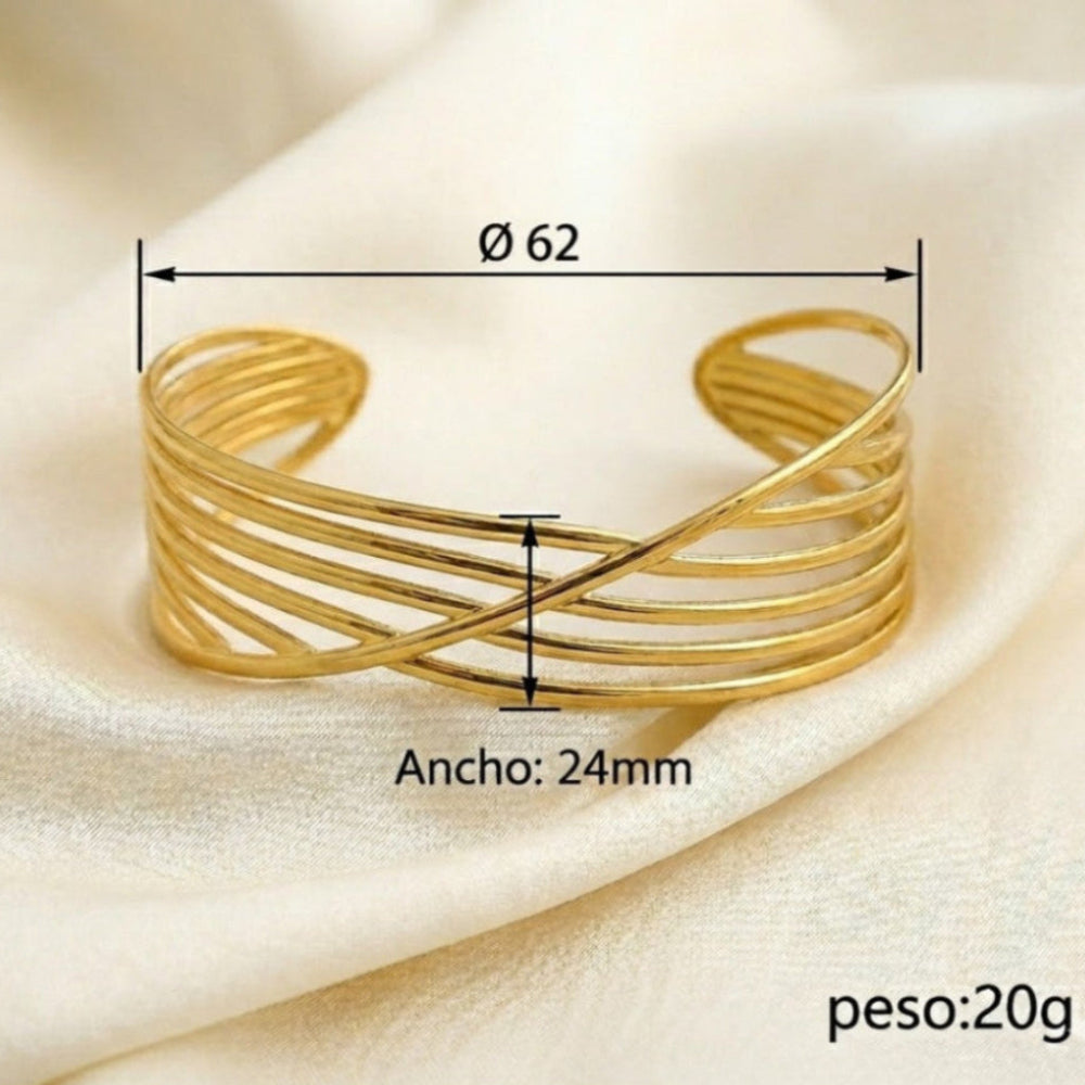 Esclava bandas entrelazadas