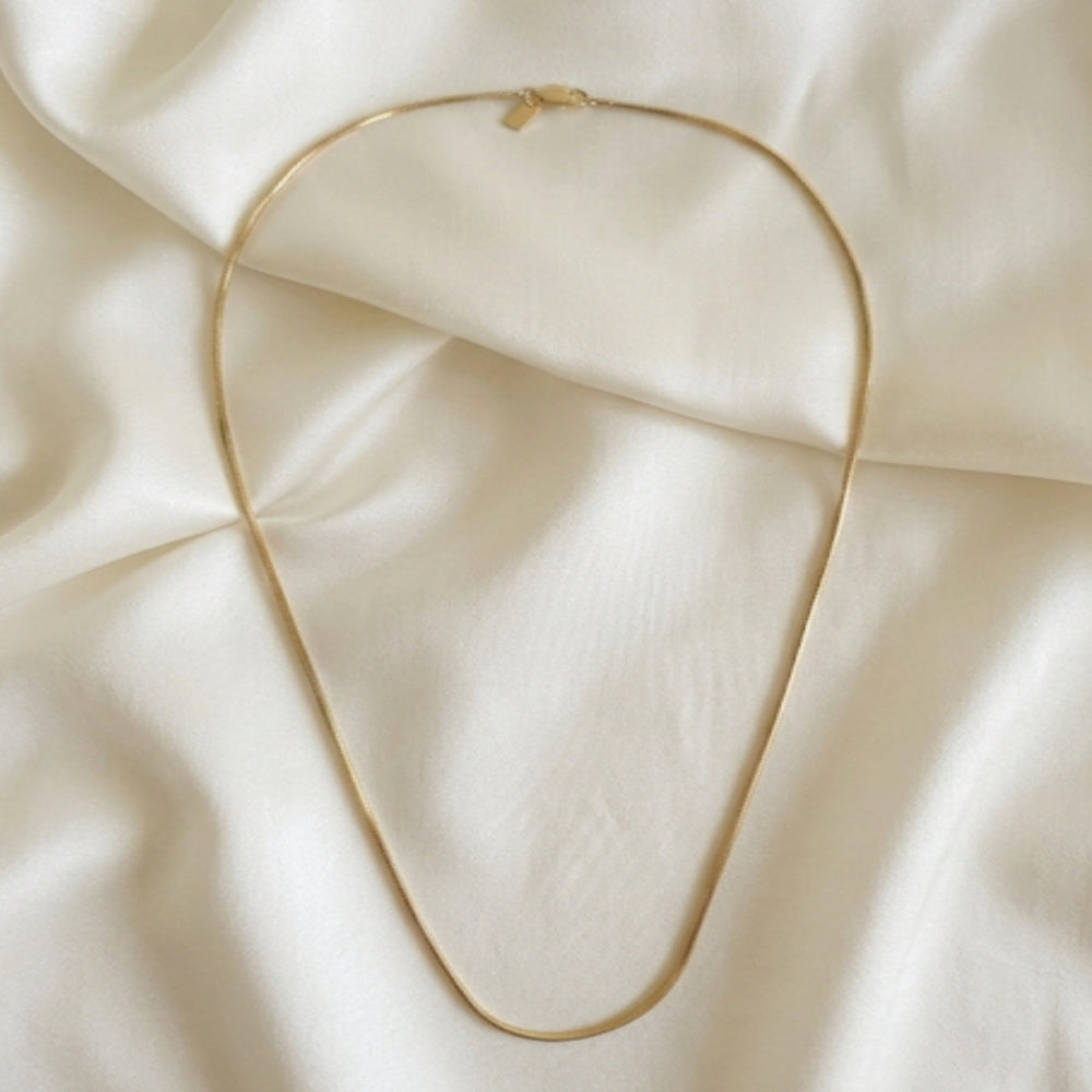 Cadena snake hombre fina
